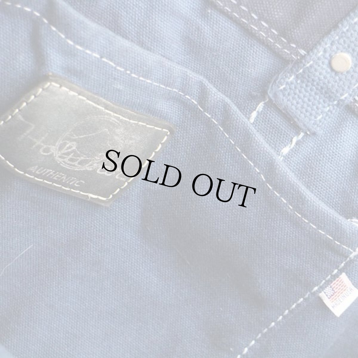 画像6: USA製 Holubar コットン キャンバス トートバッグ 紺 (6)