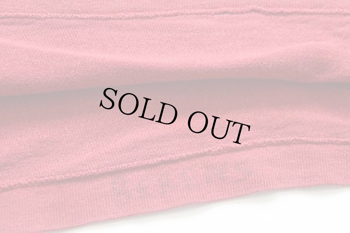 画像6: 70s USA製 Championチャンピオン IHDUHAPI 73 ナンバリング コットン フットボールTシャツ 赤 フェード ボーイズL (6)