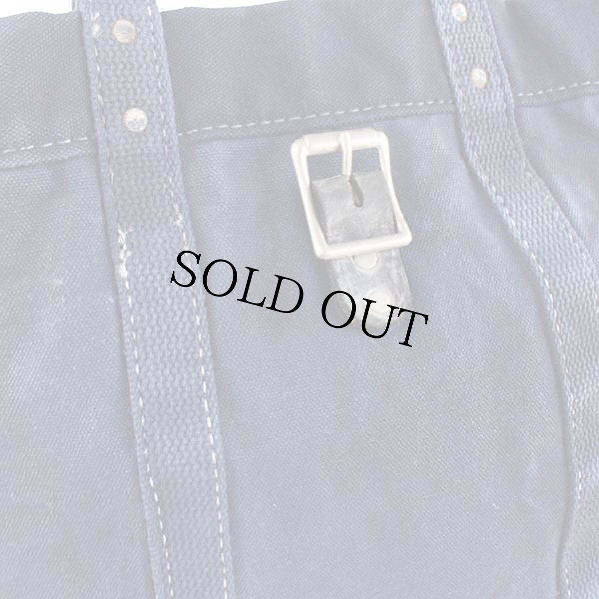 画像10: USA製 Holubar コットン キャンバス トートバッグ 紺 (10)