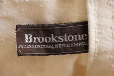 画像4: 80s Brookstone キャンバス トートバッグ 青★ラージ (4)