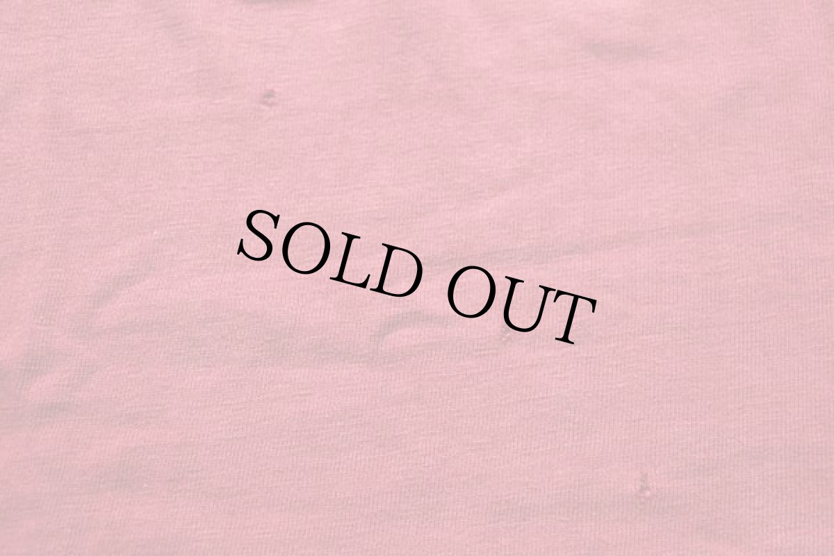 画像8: 70s USA製 Championチャンピオン IHDUHAPI 73 ナンバリング コットン フットボールTシャツ 赤 フェード ボーイズL (8)