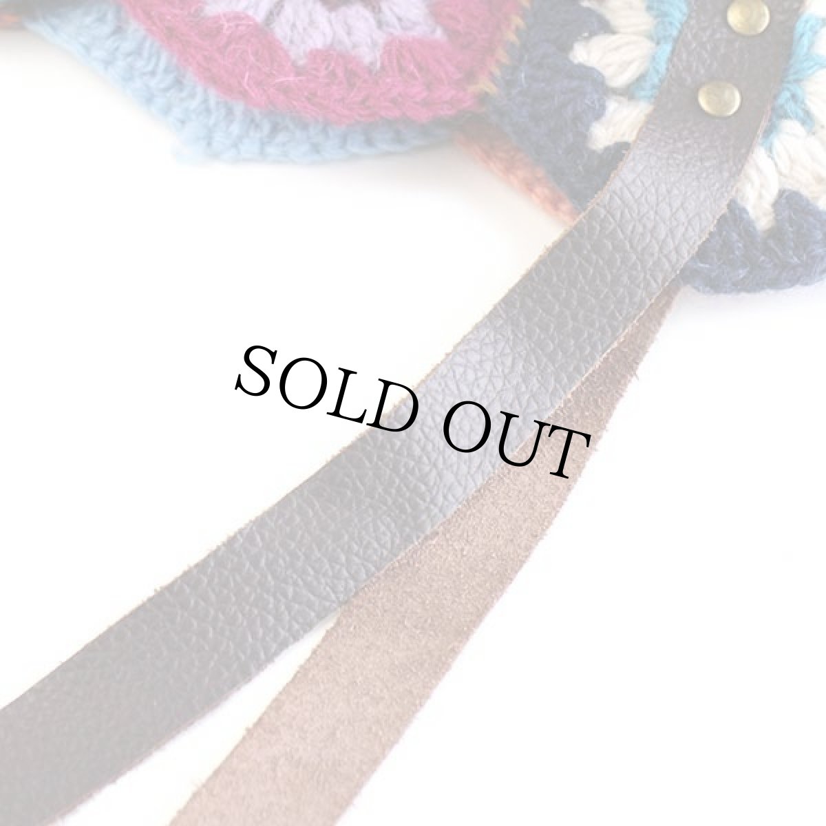 画像10: モチーフ ニット ハンドバッグ★カギ編み (10)