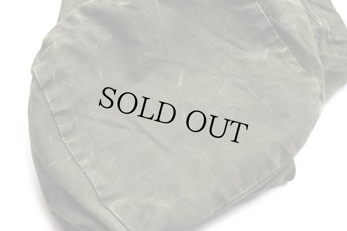 画像6: 70s 米軍 US ステンシル ポケット付き キャンバス ダッフルバッグ ダメージ オリーブドラブ (6)