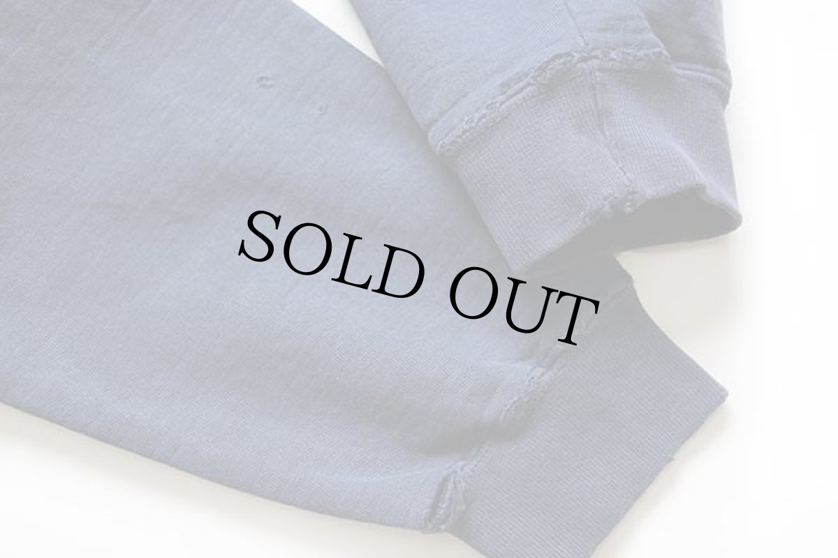 画像6: USA製 The Cotton Exchange COAST GUARD ひび割れプリント スウェットパーカー 紺 フェード (6)