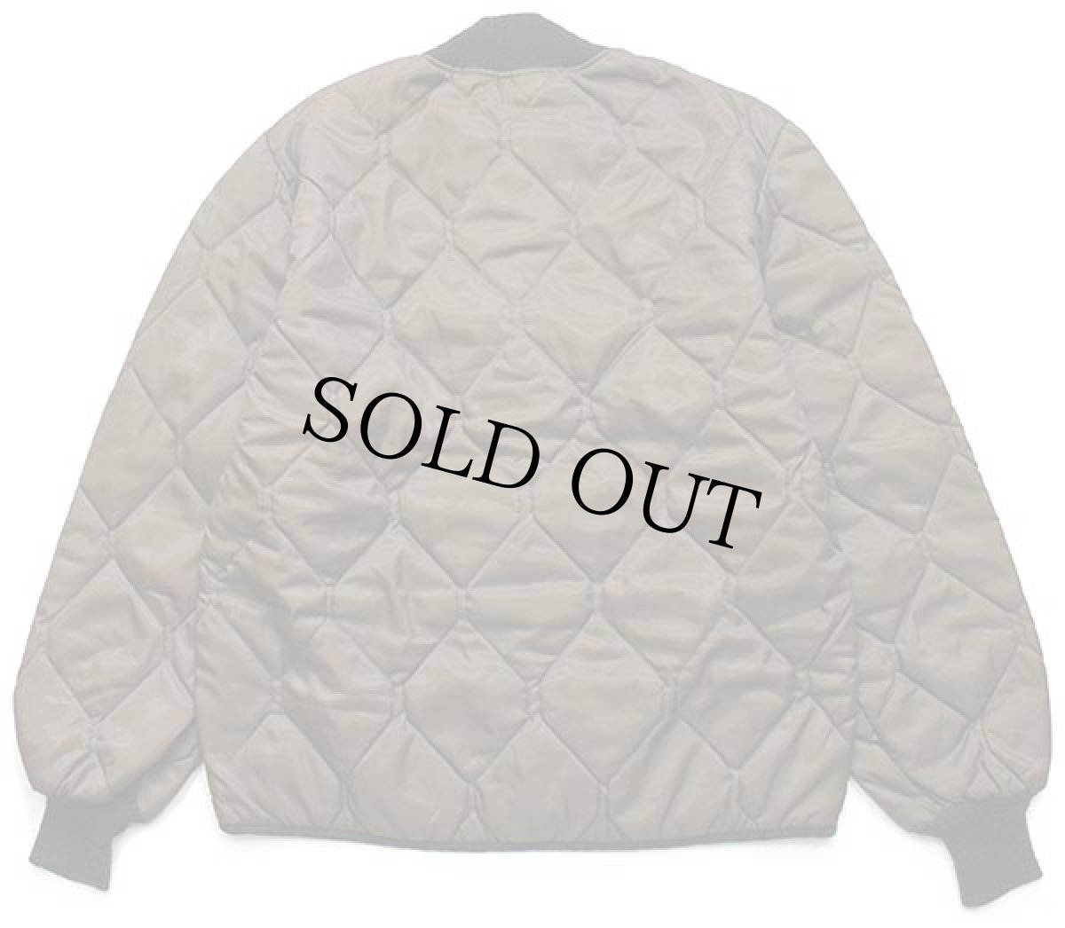 画像2: 80s USA製 Wear Guard ナイロン キルティング ライナージャケット 焦げ茶 S (2)