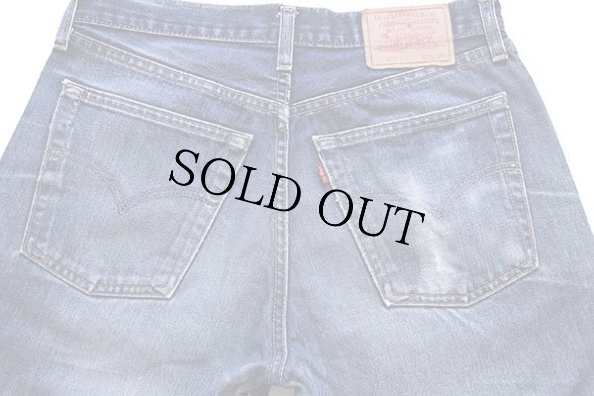 画像5: 00s 英国製 Levi'sリーバイス 521 デニムパンツ ヒゲ w34★ユーロ (5)