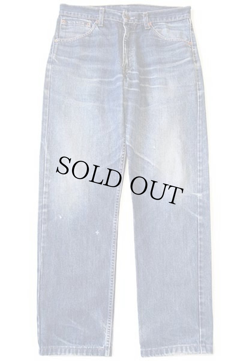 画像2: 00s 英国製 Levi'sリーバイス 521 デニムパンツ ヒゲ w34★ユーロ (2)