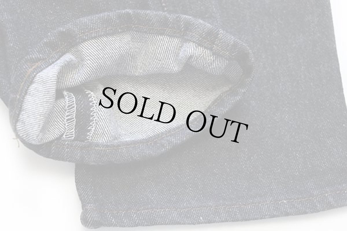 画像8: デッドストック★80s USA製 Levi'sリーバイス 501 先染め ブラック デニムパンツ w29 L32 (8)