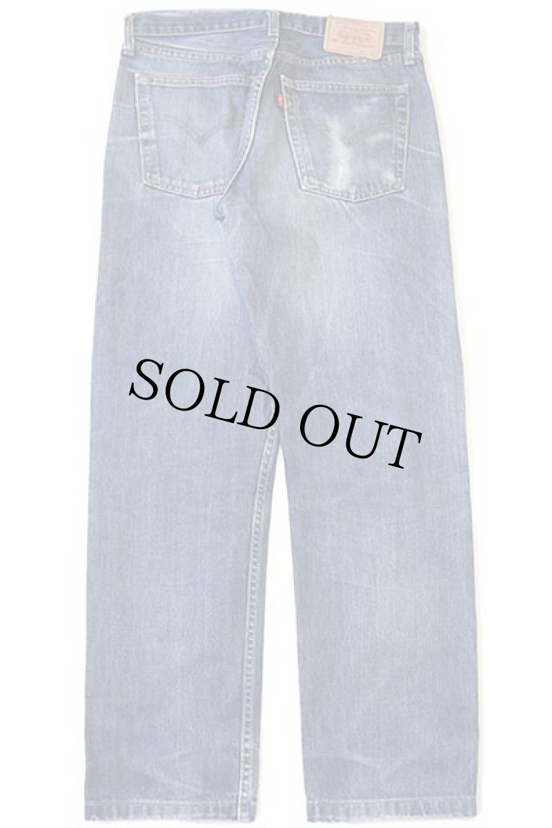 画像3: 00s 英国製 Levi'sリーバイス 521 デニムパンツ ヒゲ w34★ユーロ (3)