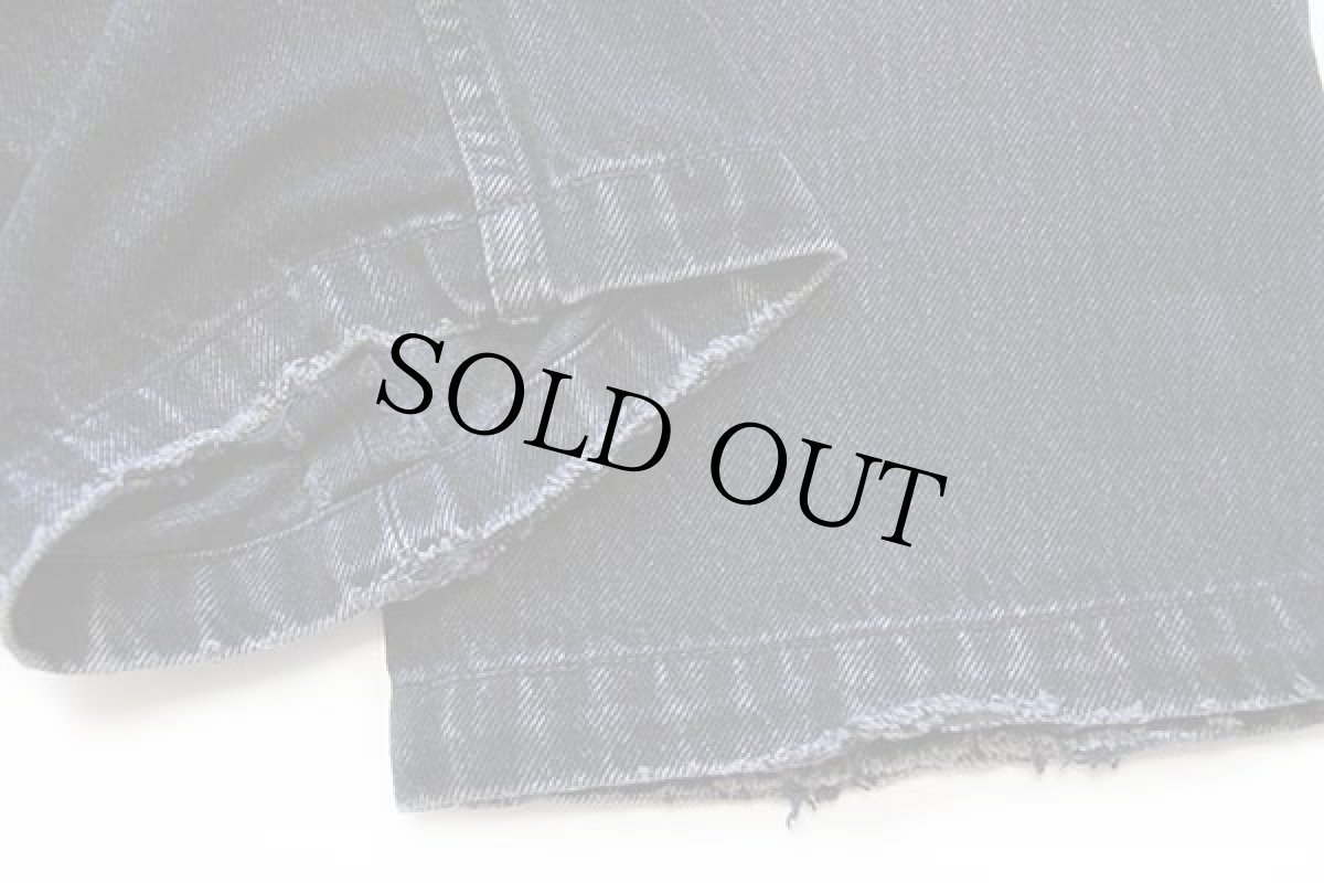 画像8: 90s USA製 Levi'sリーバイス 501 ブラック デニムパンツ w31 (8)