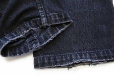 画像8: 90s USA製 Levi'sリーバイス 501 ブラック デニムパンツ w31 (8)