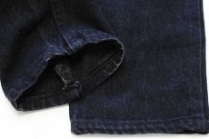 画像8: 90s フランス製 Levi'sリーバイス 901 ブラック デニムパンツ カスタム w31 L32★ユーロ (8)