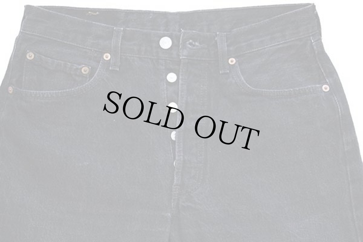 画像4: 90s フランス製 Levi'sリーバイス 501 ブラック デニムパンツ w32★ユーロ (4)