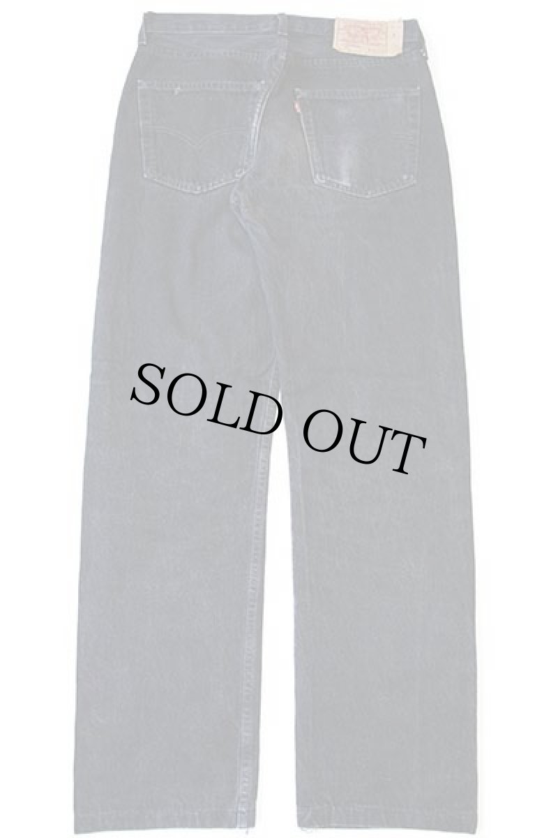 画像3: 90s フランス製 Levi'sリーバイス 501 ブラック デニムパンツ w32★ユーロ (3)