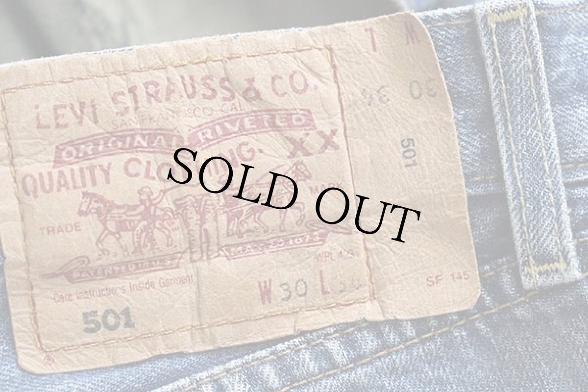 画像6: 00s トルコ製 Levi'sリーバイス 501 デニムパンツ w30★89 ユーロ (6)