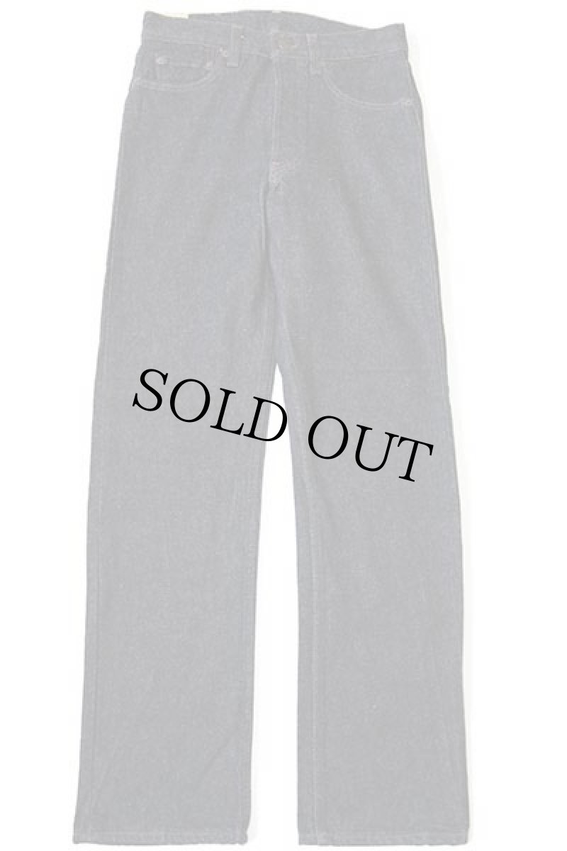 画像2: デッドストック★80s USA製 Levi'sリーバイス 501 先染め ブラック デニムパンツ w29 L32 (2)