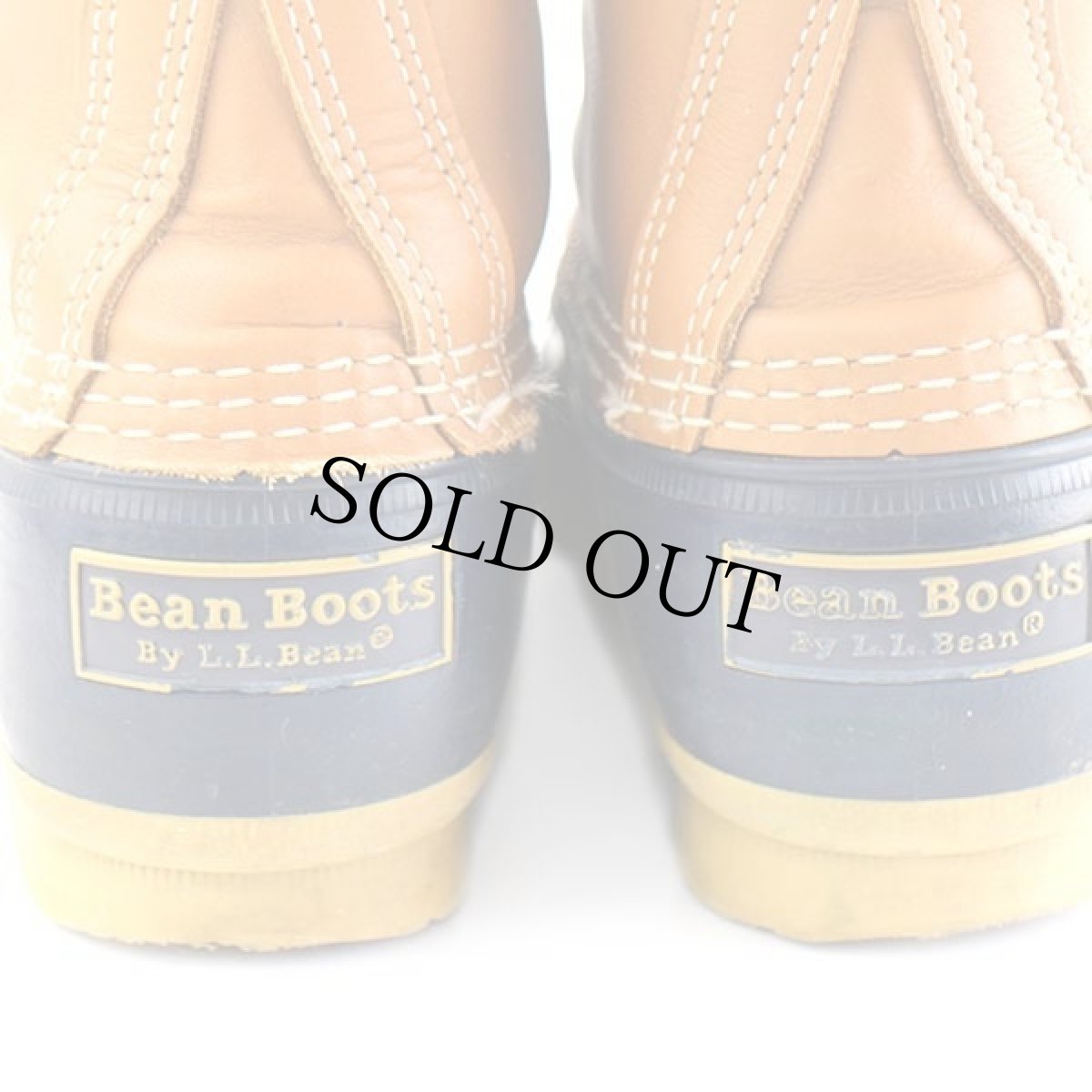 画像4: USA製 L.L.Bean 6ホール ビーンブーツ タン×ネイビー (4)