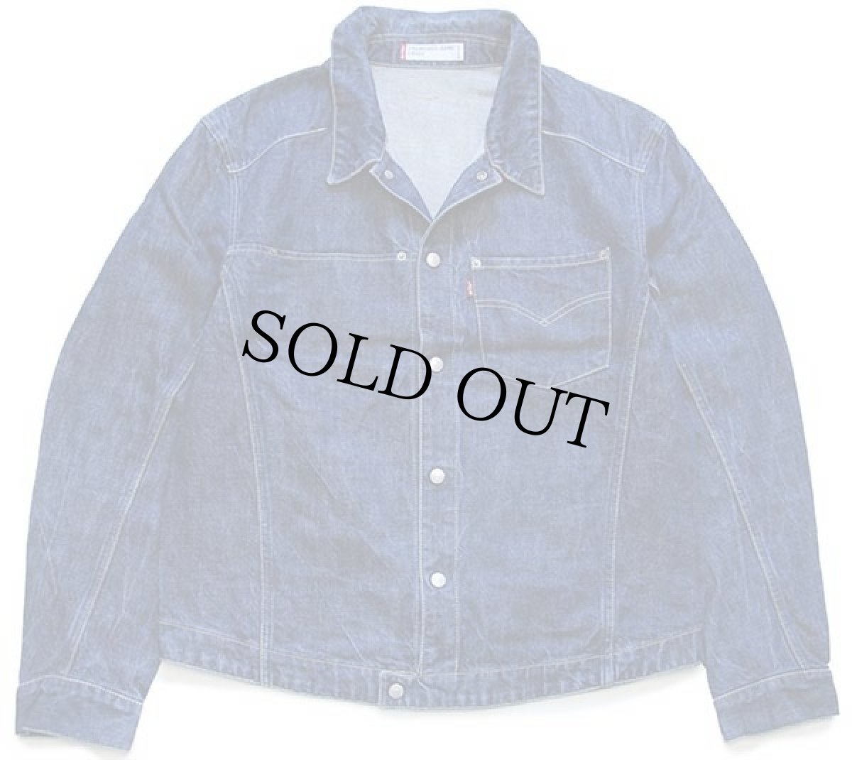 画像2: 00s Levi'sリーバイス ENGINEERED JEANS 70100 PG バックプリント 立体裁断 デニムジャケット L★ユーロ (2)