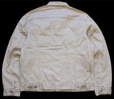 画像2: 90s Levi'sリーバイス 70503 コットンツイル ジャケット 4ポケット ベージュ M★ユーロ (2)