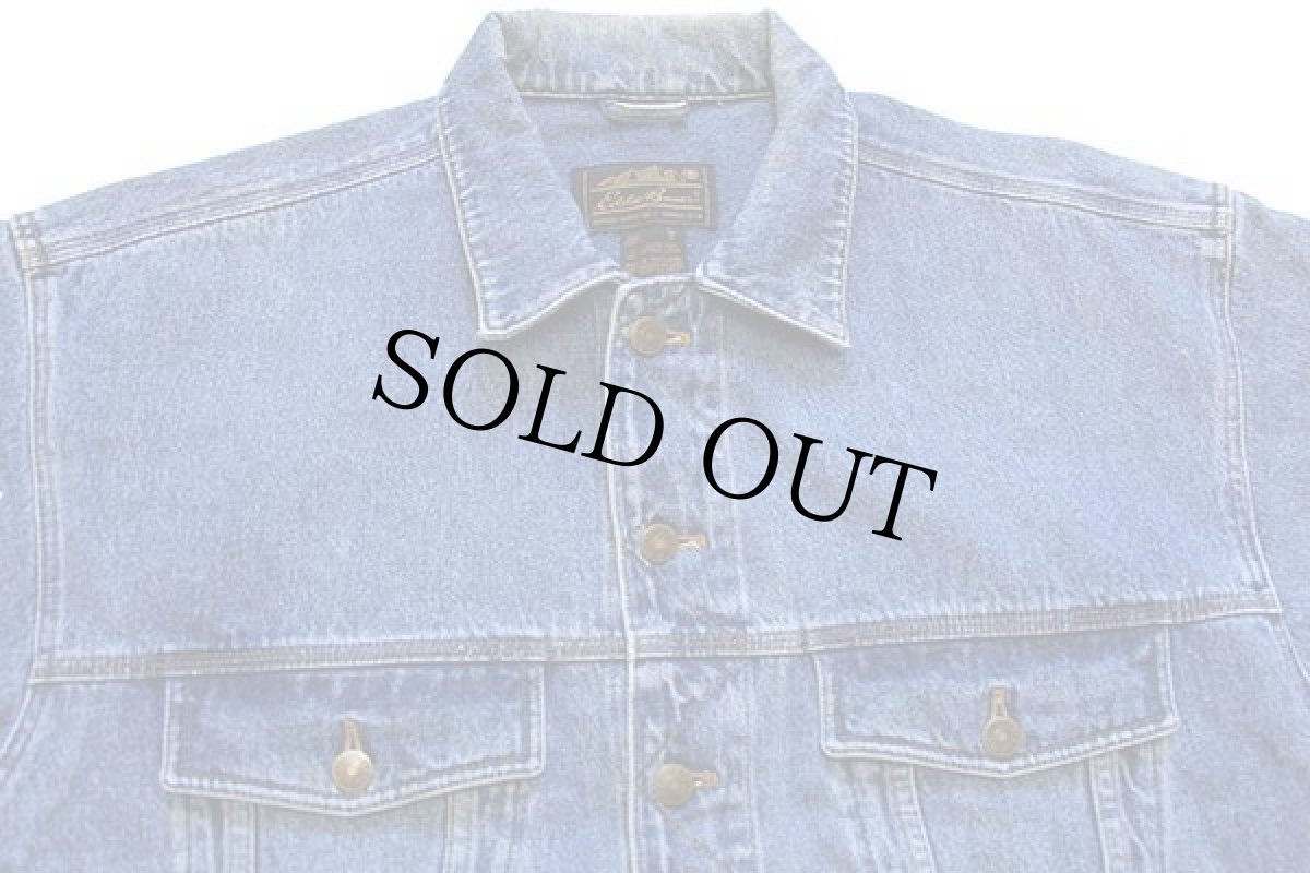 画像3: 90s EddieBauerエディーバウアー デニムジャケット 4ポケット L (3)