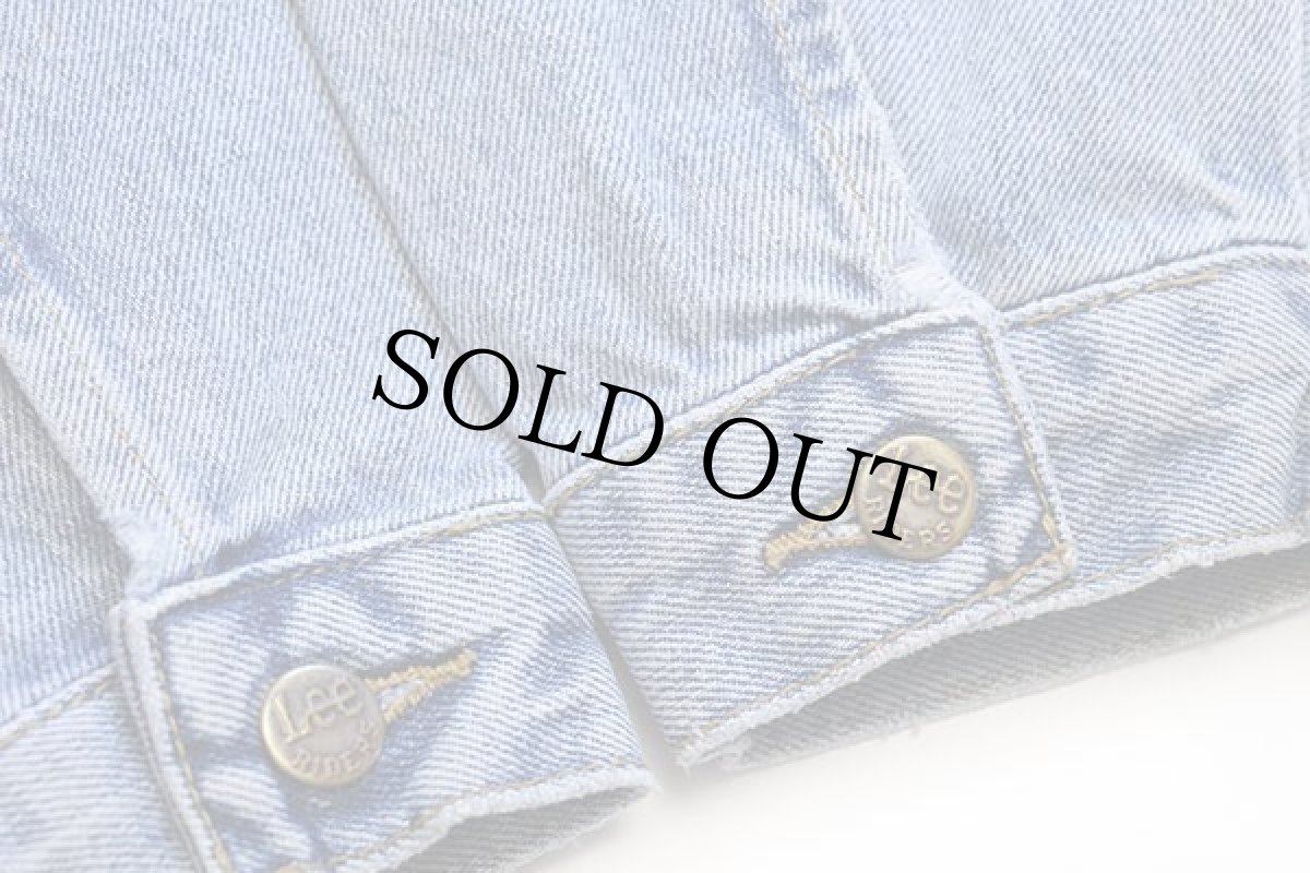 画像5: Leeリー RIDER JACKET デニムジャケット 4ポケット L★ユーロ (5)