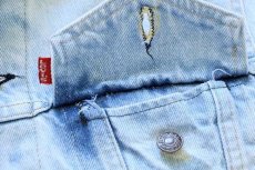 画像5: 70s USA製 Levi'sリーバイス 70505 ブリーチ加工 デニムジャケット 38 (5)