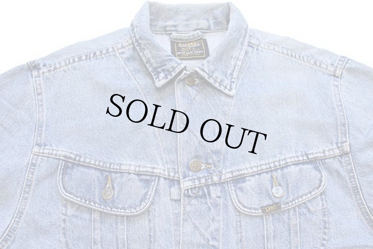 画像3: Leeリー RIDER JACKET デニムジャケット 4ポケット L★ユーロ (3)