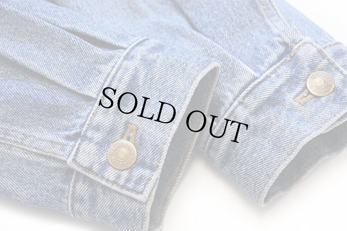 画像6: 90s EddieBauerエディーバウアー デニムジャケット 4ポケット L (6)