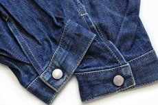 画像6: 00s Levi'sリーバイス ENGINEERED JEANS 70100 立体裁断 デニムジャケット M★A ユーロ (6)