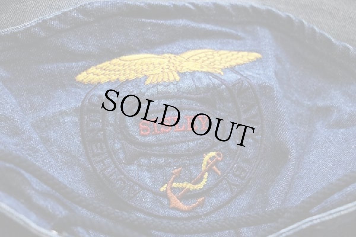 画像5: 90s イタリア製 SISLEY パッチ付き レースアップ プルオーバー デニムパーカー★アノラック (5)