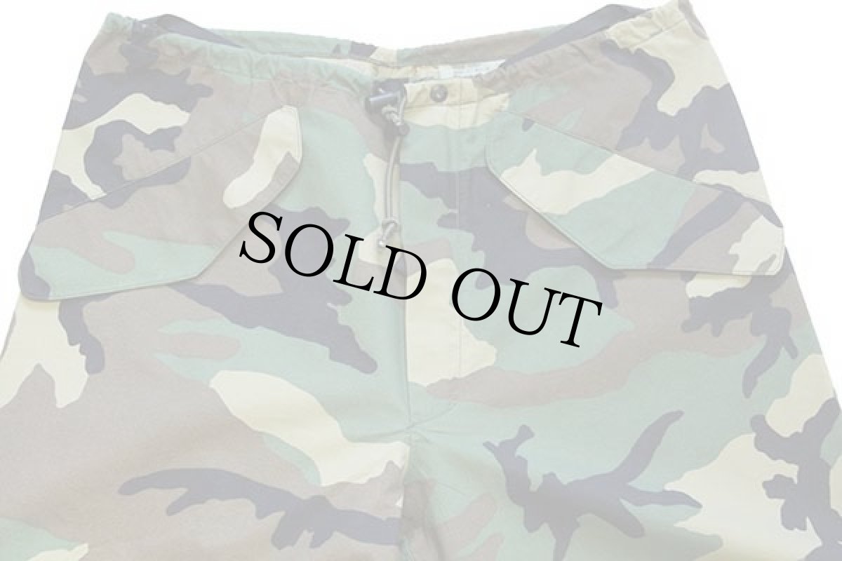 画像4: 90s 米軍 U.S.ARMY ECWCS GEN1 ウッドランドカモ GORE-TEXゴアテックス ナイロン オーバーパンツ M-R★28 (4)