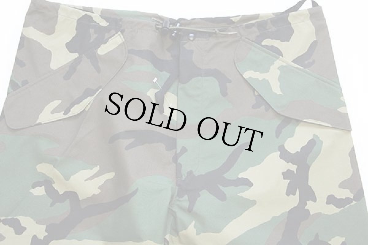 画像4: デッドストック★00s 米軍 U.S.ARMY ECWCS GEN1 ウッドランドカモ GORE-TEXゴアテックス ナイロン オーバーパンツ L-R★29 (4)