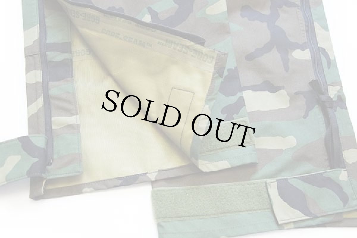 画像7: 90s 米軍 U.S.ARMY ECWCS GEN1 ウッドランドカモ GORE-TEXゴアテックス ナイロン オーバーパンツ M-R★26 (7)