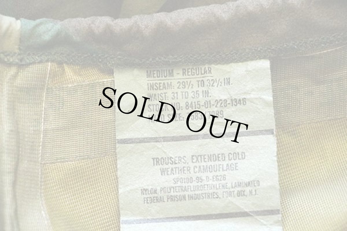 画像6: 90s 米軍 U.S.ARMY ECWCS GEN1 ウッドランドカモ GORE-TEXゴアテックス ナイロン オーバーパンツ M-R★28 (6)