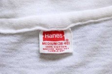 画像4: 70s Hanes THE CHIEFS インディアン 染み込みプリント コットンTシャツ 白 M (4)