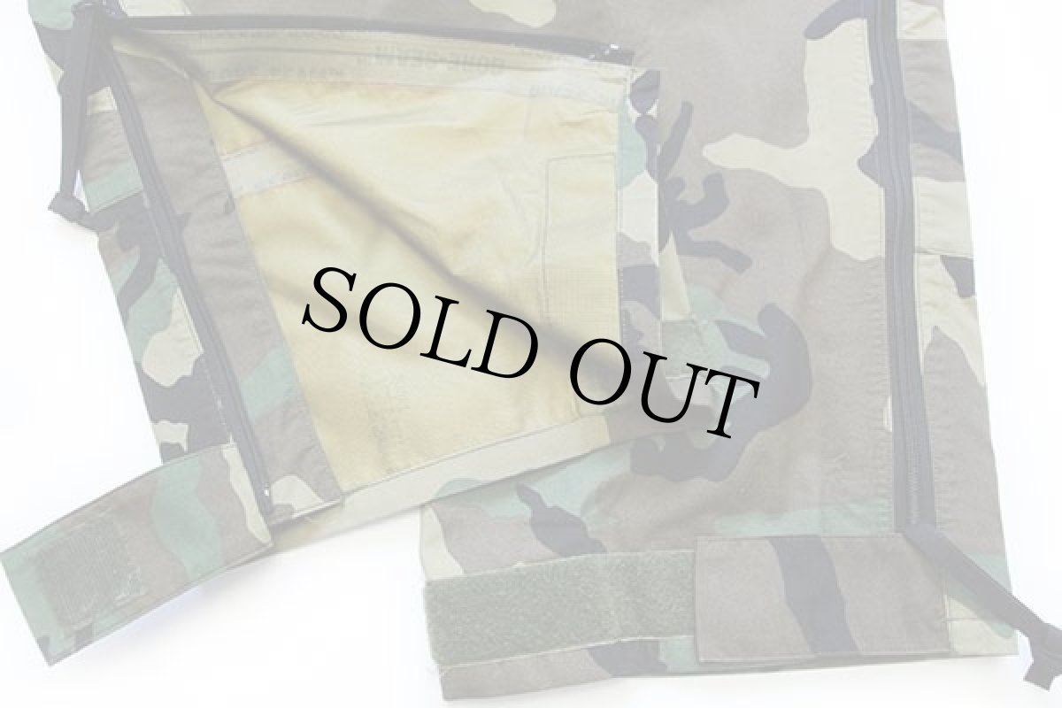 画像7: 90s 米軍 U.S.ARMY ECWCS GEN1 ウッドランドカモ GORE-TEXゴアテックス ナイロン オーバーパンツ M-R★28 (7)