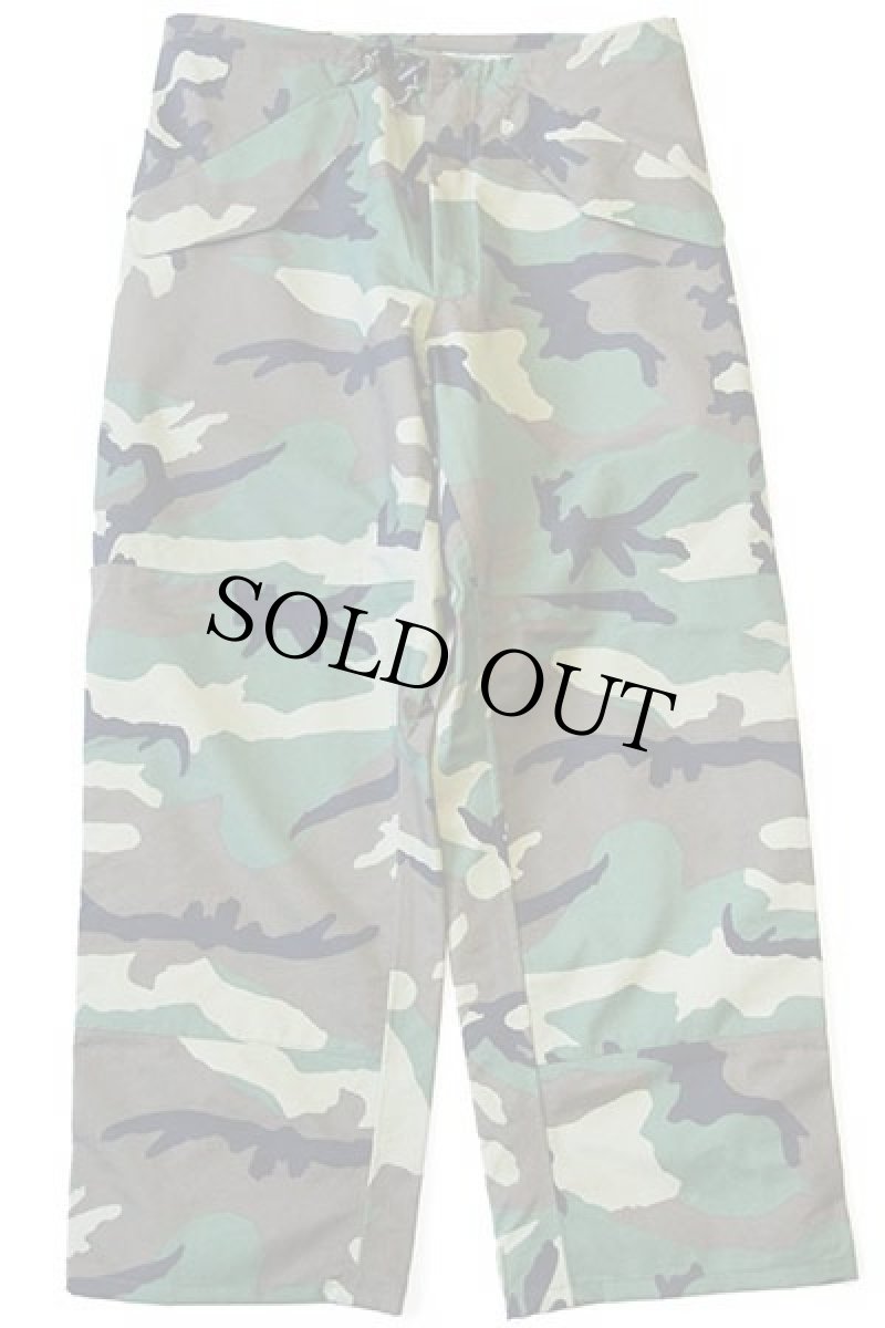 画像2: 90s 米軍 U.S.ARMY ECWCS GEN1 ウッドランドカモ GORE-TEXゴアテックス ナイロン オーバーパンツ M-R★27 (2)