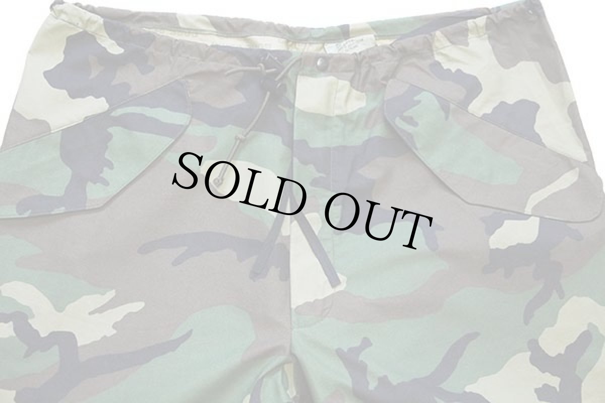 画像4: 90s 米軍 U.S.ARMY ECWCS GEN1 ウッドランドカモ GORE-TEXゴアテックス ナイロン オーバーパンツ L-R★30 (4)