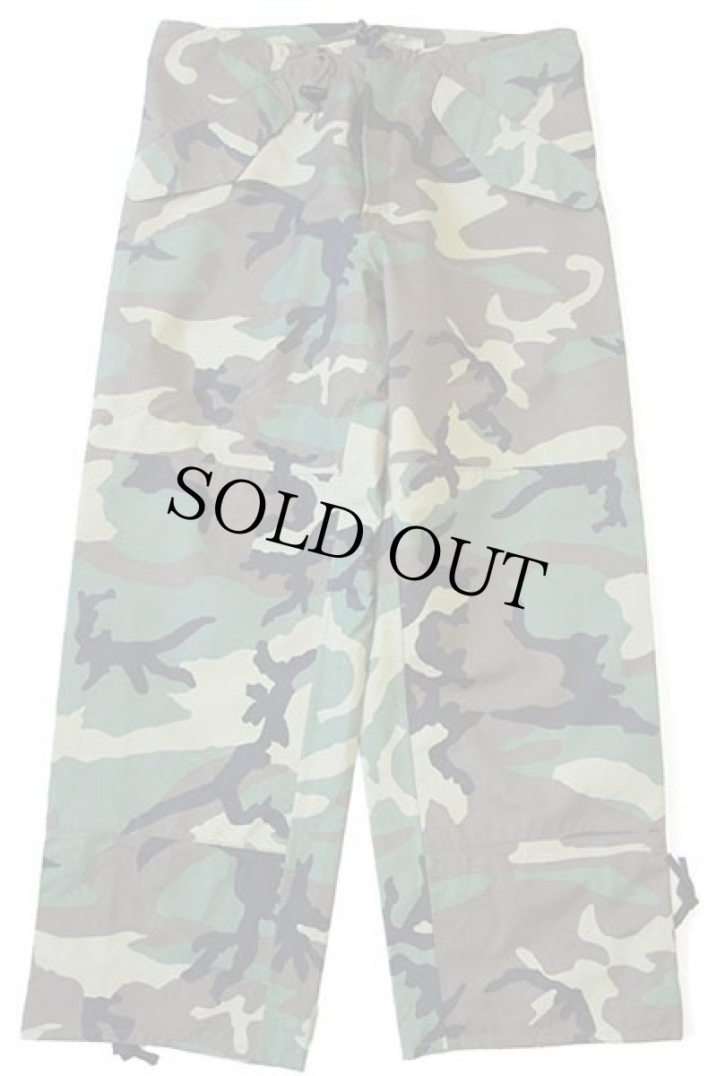 画像2: 90s 米軍 U.S.ARMY ECWCS GEN1 ウッドランドカモ GORE-TEXゴアテックス ナイロン オーバーパンツ M-R★26 (2)