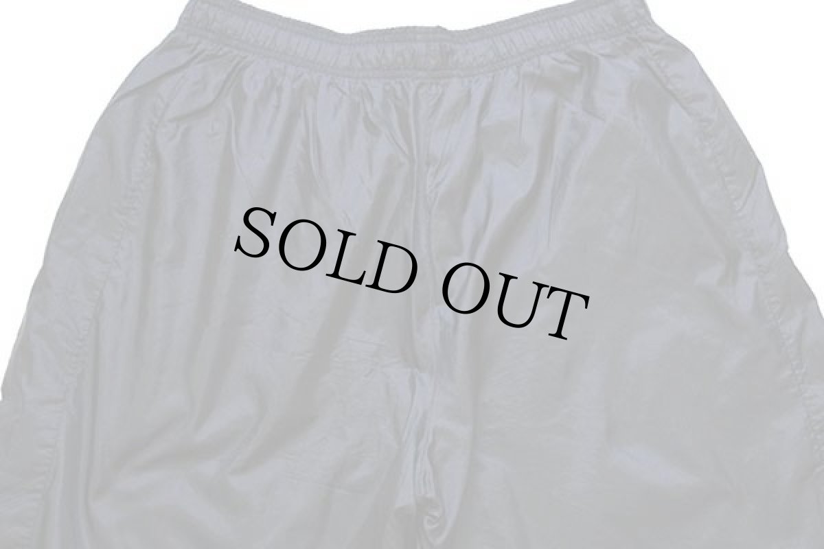 画像5: 90s NIKEナイキ PREMIER ツートン 切り替え ナイロンパンツ 黒×蛍光イエロー M (5)