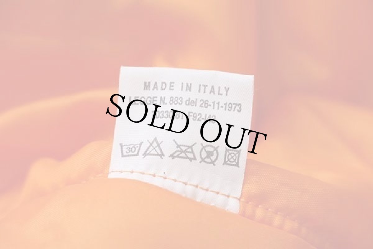 画像7: デッドストック★90s イタリア製 Levi'sリーバイス MA-1タイプ ロゴ刺繍 ナイロン フライトジャケット ボルドー XL★ユーロ (7)