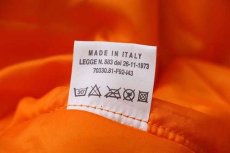 画像7: デッドストック★90s イタリア製 Levi'sリーバイス MA-1タイプ ロゴ刺繍 ナイロン フライトジャケット バーガンディ XL★ユーロ (7)