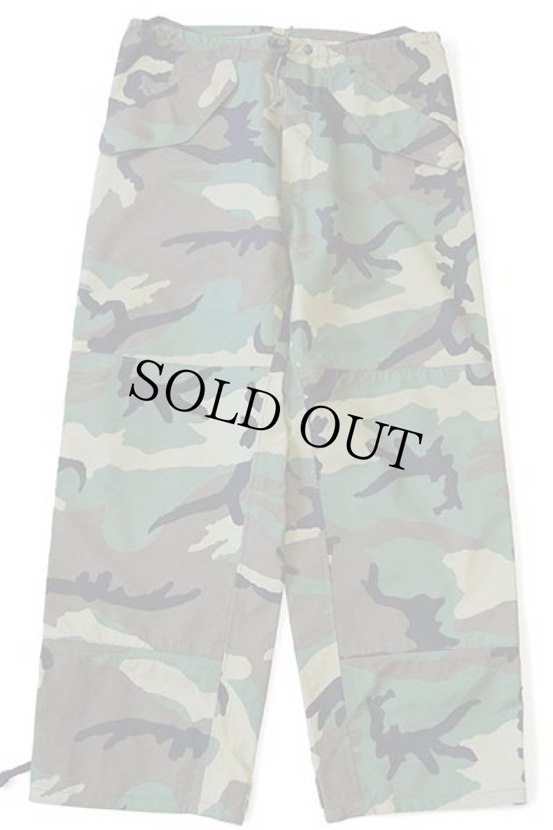 画像2: 90s 米軍 U.S.ARMY ECWCS GEN1 ウッドランドカモ GORE-TEXゴアテックス ナイロン オーバーパンツ M-R★28 (2)