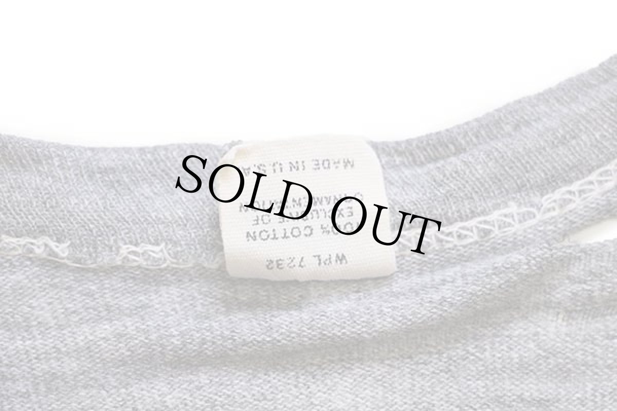 画像5: 60s USA製 Russell Southernラッセルサウザン 無地 コットンTシャツ ボロ 杢グレー XL (5)