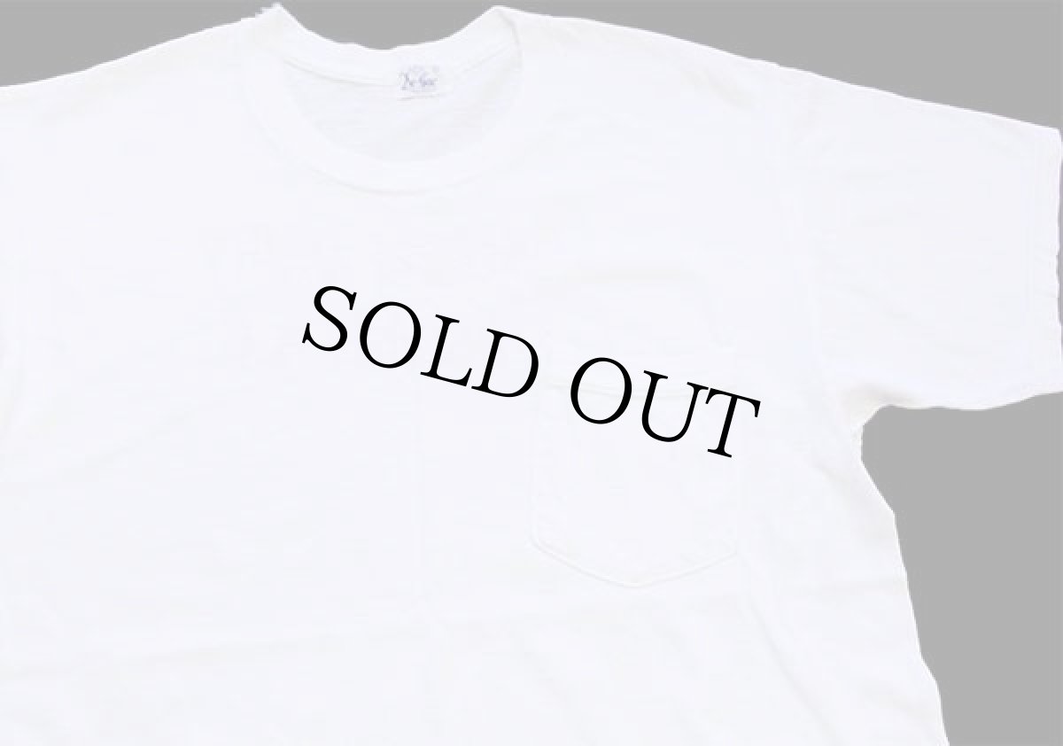 画像3: 60s De-Jac CHATHAM DAIRY PITTSBORO,N.C. 染み込みプリント コットン ポケットTシャツ 白 L (3)