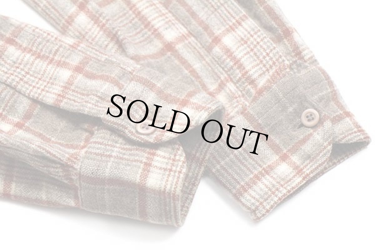 画像6: 70s USA製 PENDLETONペンドルトン タータンチェック ウールシャツ M (6)