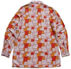 画像2: 70s Damina パッチワーク柄 シャツ (2)
