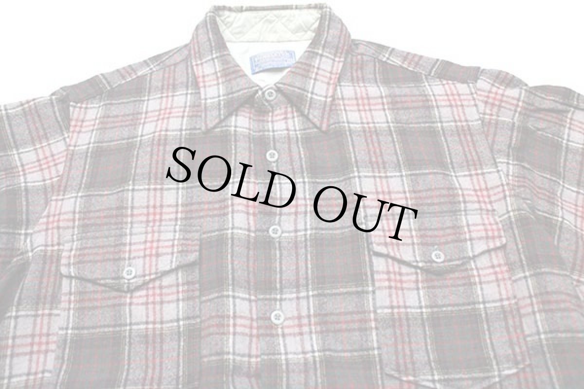 画像3: 70s USA製 PENDLETONペンドルトン タータンチェック ウールシャツ 17.5 (3)