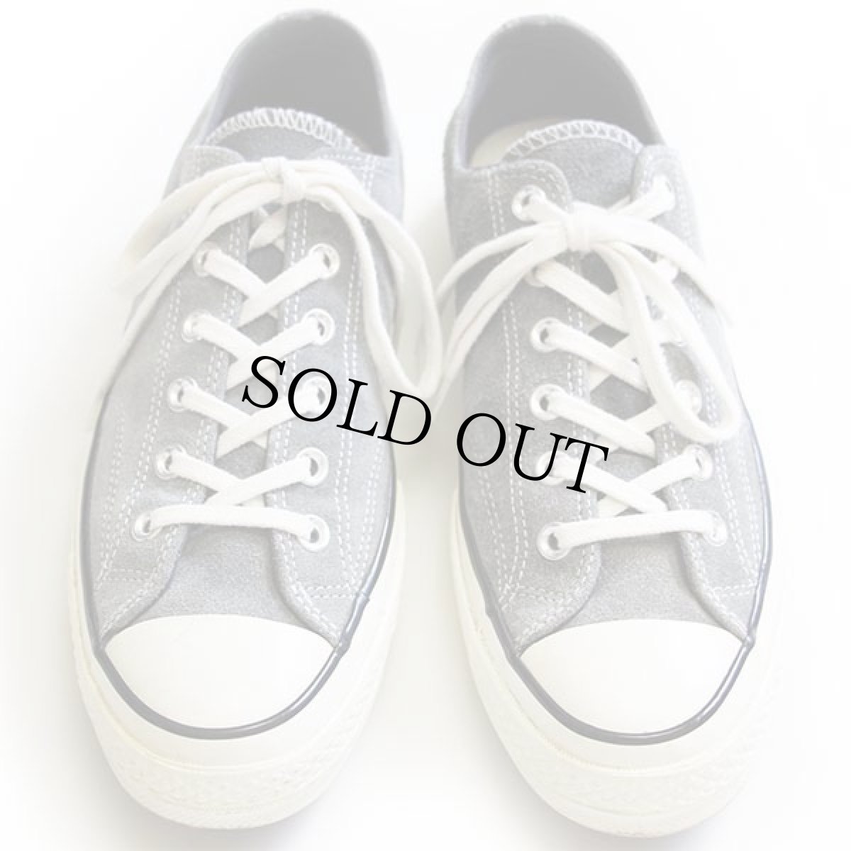 画像3: CONVERSEコンバース Chuck Taylorチャックテイラー CT70 Low スエード グレー 7.5★スニーカー (3)