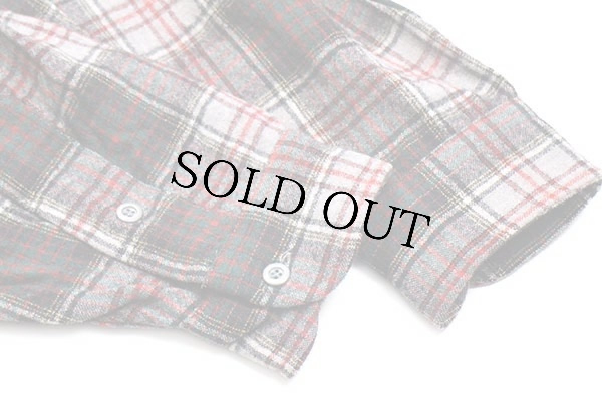 画像6: 70s USA製 PENDLETONペンドルトン タータンチェック ウールシャツ 17.5 (6)